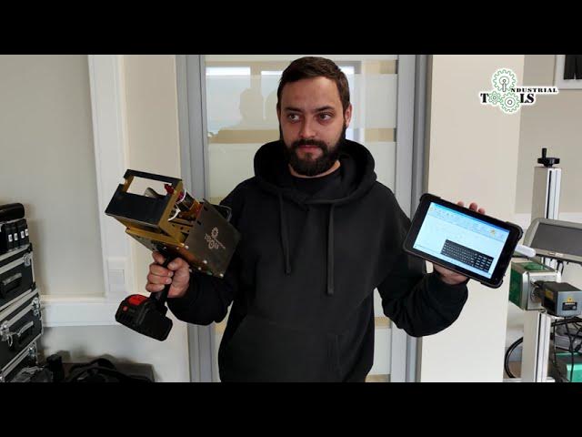 Маркиратор по металлу ручной аккумуляторный с Wi-Fi