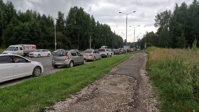 Очередь за бензином Пермь