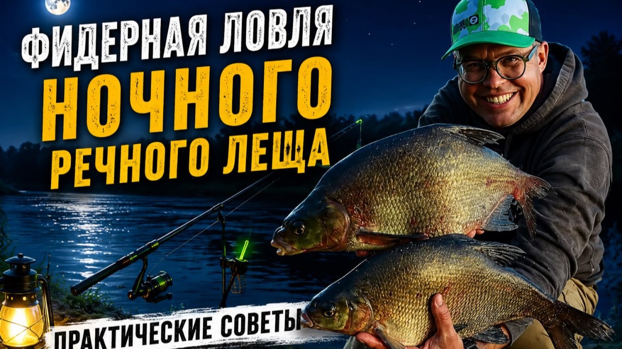 Фидерная ловля ночного речного леща. Практические советы.