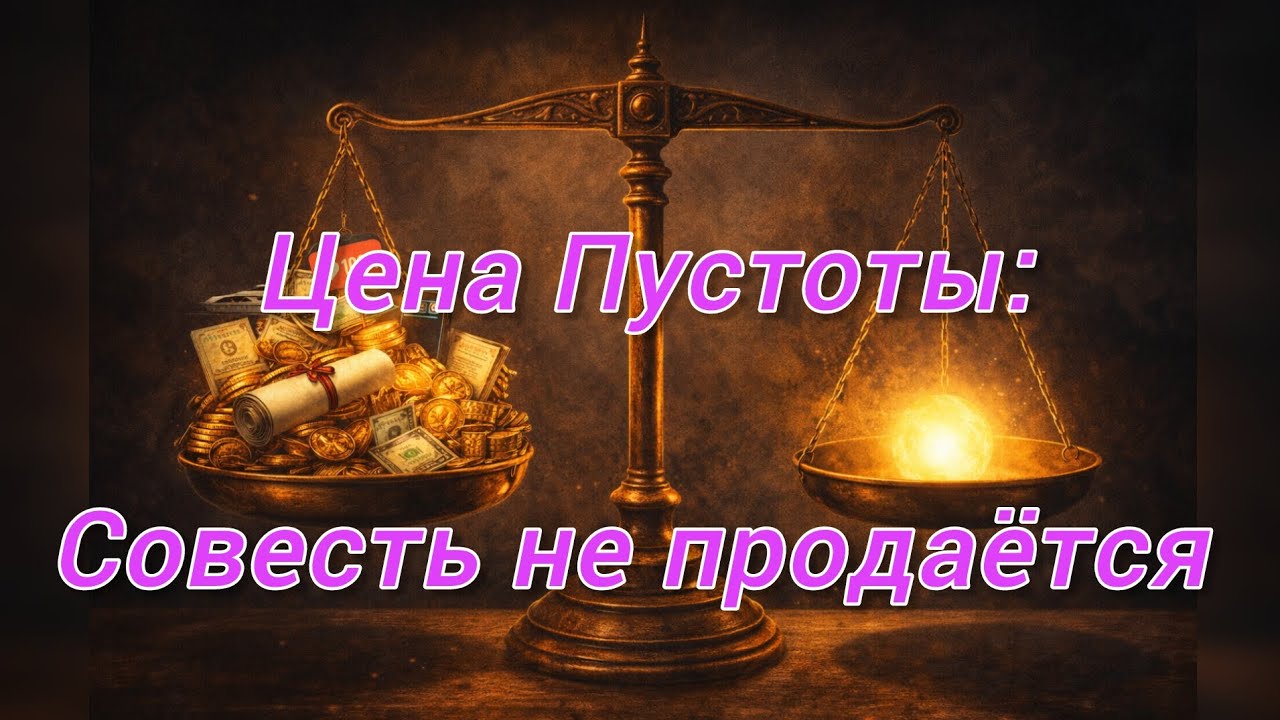 Цена пустоты: Совесть не продаётся!