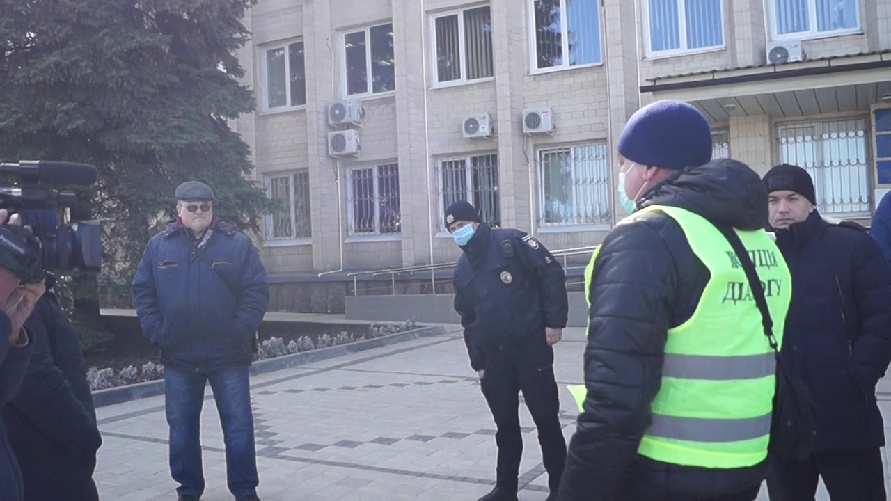 Предприниматели и полиция Краматорска   карантин