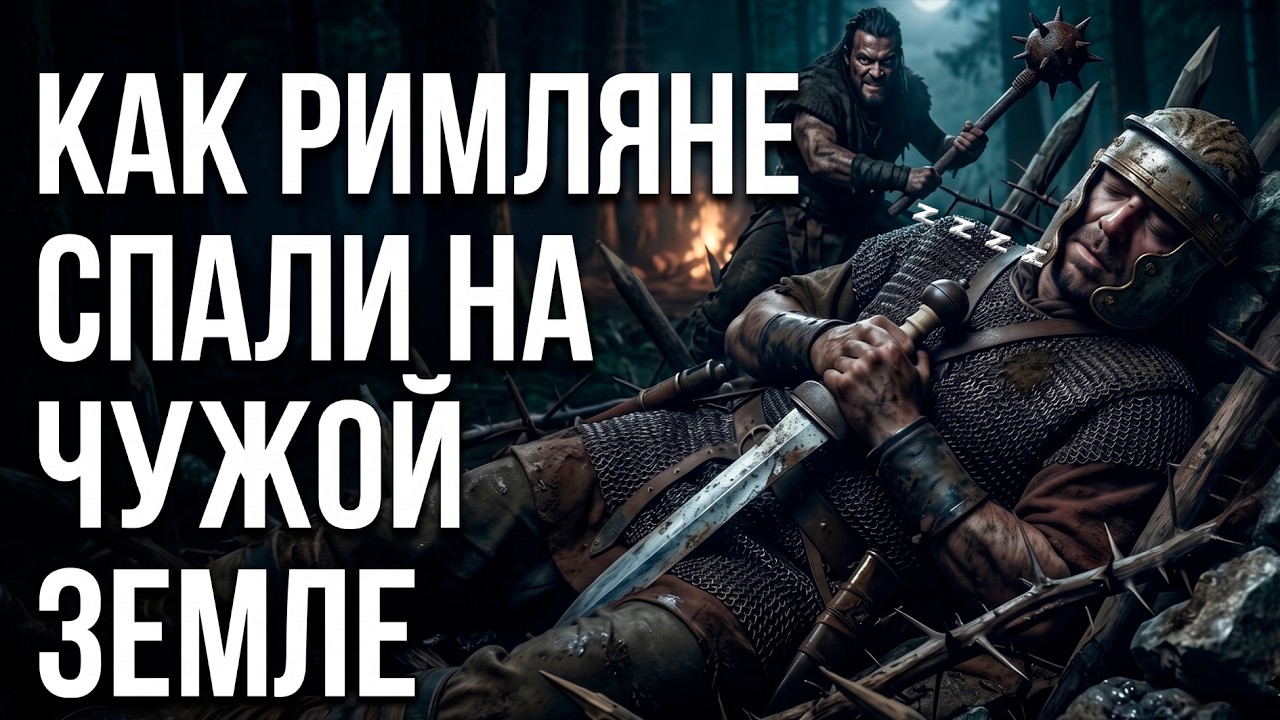 Как Римская армия умудрялась спать в полной темноте вражеских земел современные военные в недоумении