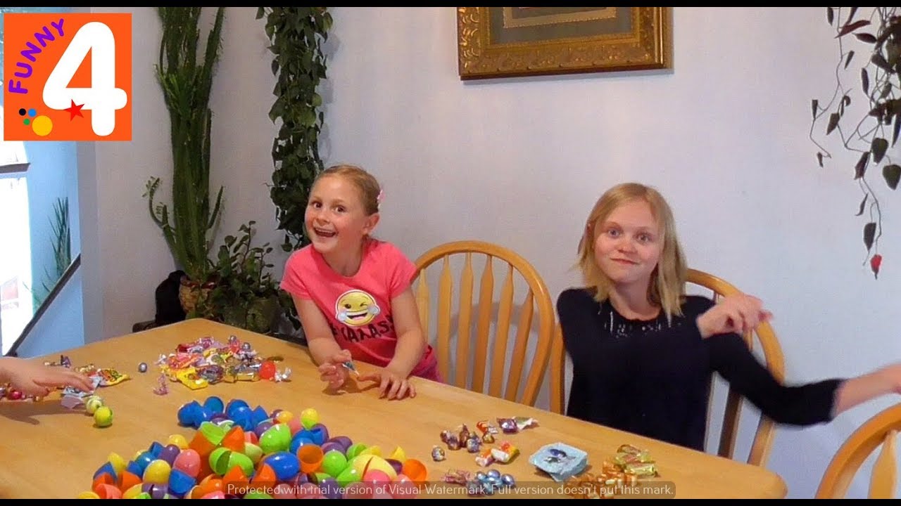 Пасха в Америке 2 Что в яйцах у детей Открываем Пасхальные яйца с Egg Hunt ч.2 На ком женится Санёк