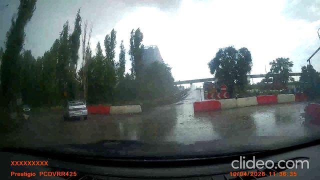 Продлили закрытие съезда с Северного моста ..А где работы????