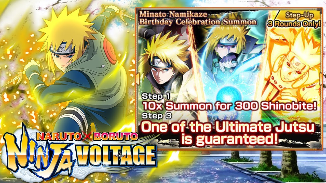 Minato Step-Up Summons 🔥 1200 Shinobites ► Naruto X Boruto Ninja Voltage