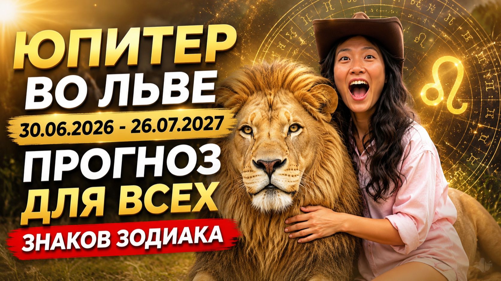 Юпитер во Льве: 30.07.2026-26.07.2027 | Для всех знаков | Западная астрология | Ведическая | Джйотиш