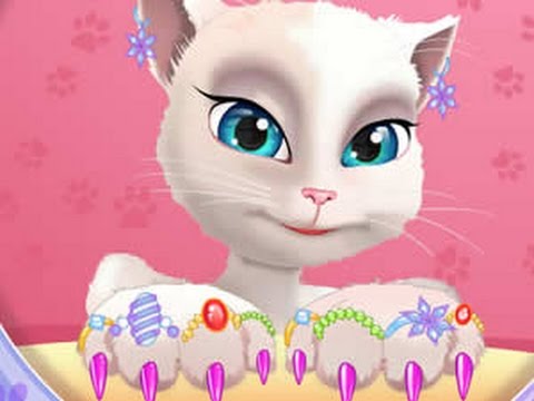 Talking Angela - Android GamePlay. Говорящая Анжела. Играем в желейки