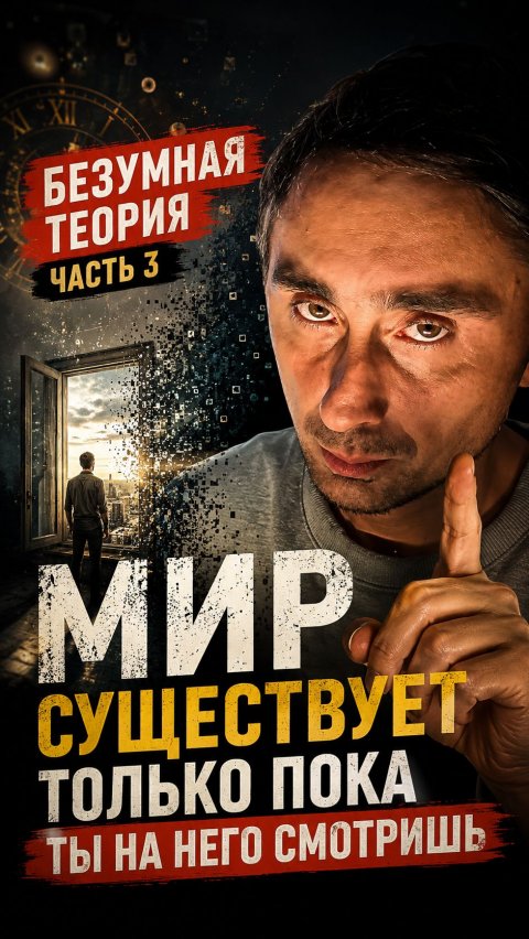 Безумная теория часть 3 - мир существует только пока ты на него смотришь