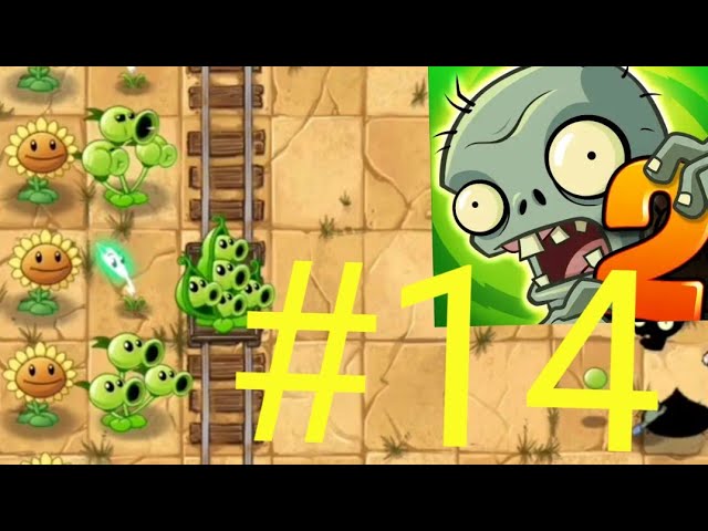 прохождение игры Plants Vs Zombies 2 #14