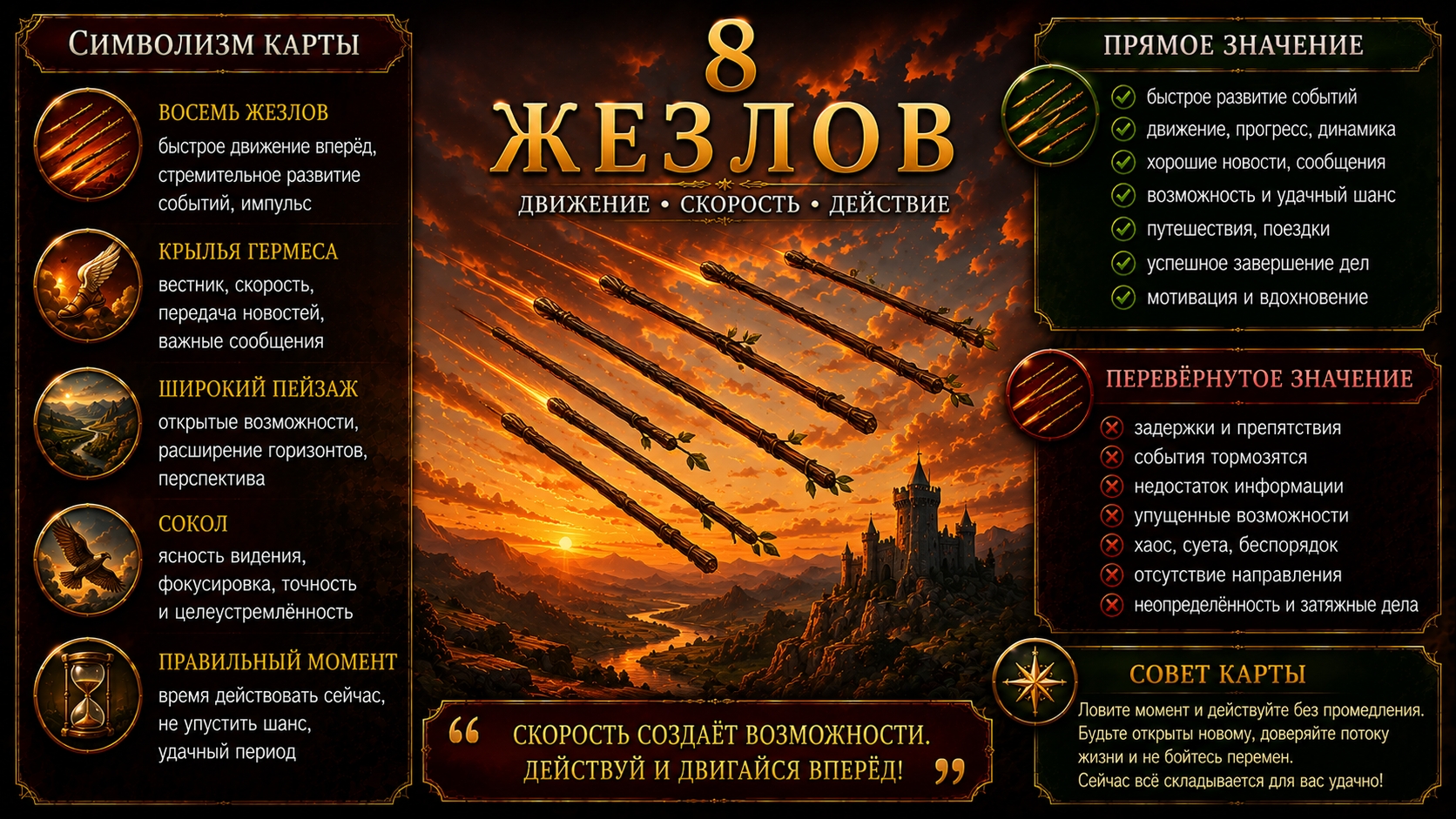 Восьмерка жезлов