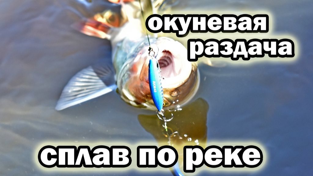 Окунёвый сплав по быстрой реке