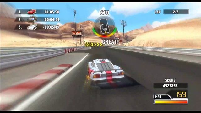 Тюнинг Молнии Маккуина в Cars Race O Rama
