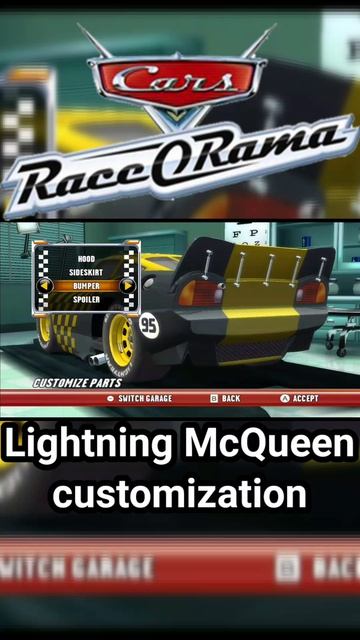 Тюнинг Молнии Маккуина в Cars Race O Rama