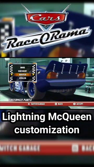 Тюнинг Молнии Маккуина в Cars Race O Rama