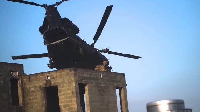 MH-47 Chinook in Action