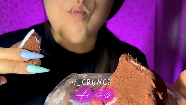 Adi_chalk/Влажный мел в Крошке из Бордо/ASMR 🍒🍫