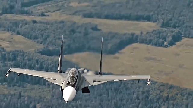Су-30СМ в действии.