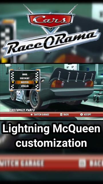 Тюнинг Молнии Маккуина в Cars Race O Rama