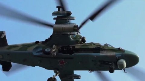 Ка-52. Демонстрация возможностей.