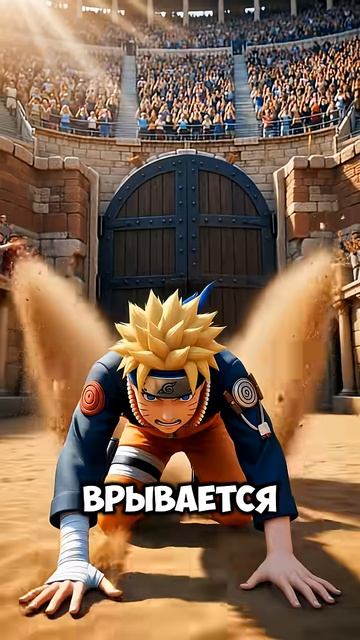 Что если Наруто и Саске появились в Риме? #naruto #shorts #shortsvideo