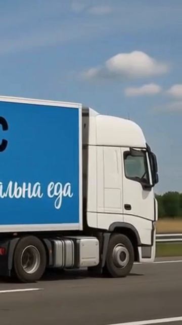 фура мчит
