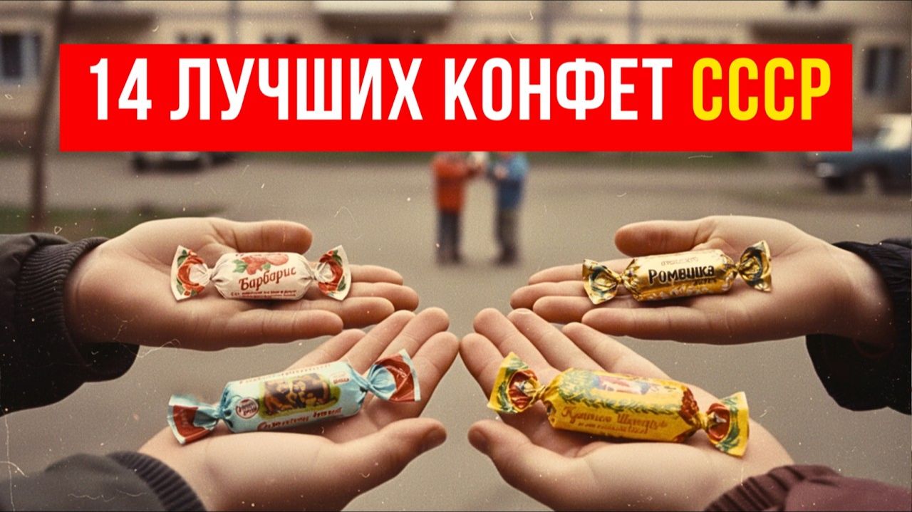 14 легендарных конфет СССР, о которых мечтал каждый ребенок