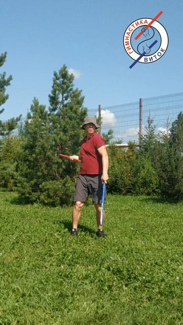 Тренировка с гимнастическими палками #двепалки #здоровыйобразжизни #гимнастика_виток