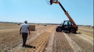 Сенажная сетка ОПТИМА: сброс тюков с высоты более 5 метров — испытание