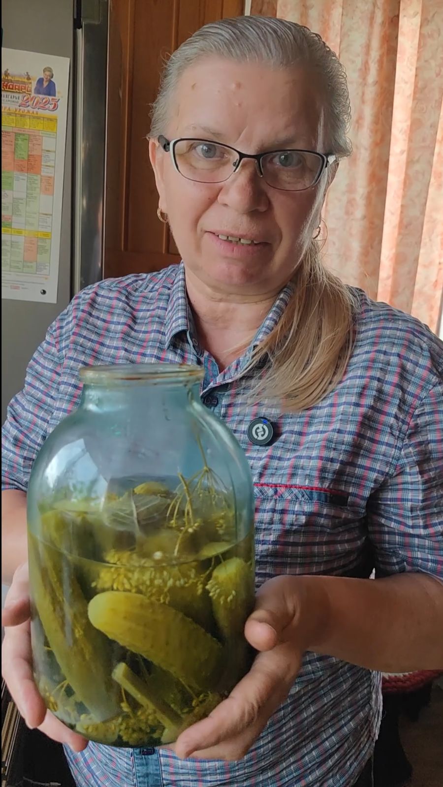 Сразу в 3-х литровые банки - чтобы всем хватило! Огурцы на зиму.