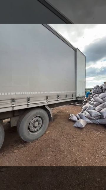 погрузка коры лиственницы на станица Незлобная Ставропольского Края со склада Кора Сибири в Видиме