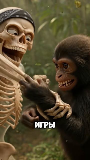 Что было бы, если тебя всю жизнь воспитывали обезьяны? #shorts #youtubeShorts #whatIf #monkeys