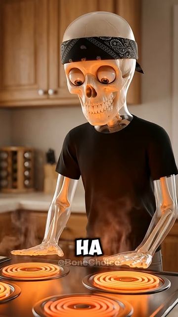 Что если ты перестанешь чувствовать боль？ #skeleton   #ai   #animation