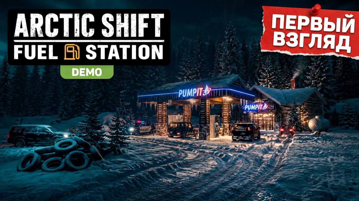МОЯ ЗАПРАВКА В АРКТИКЕ ☆ Arctic Shift Fuel Station   (первый взгляд)