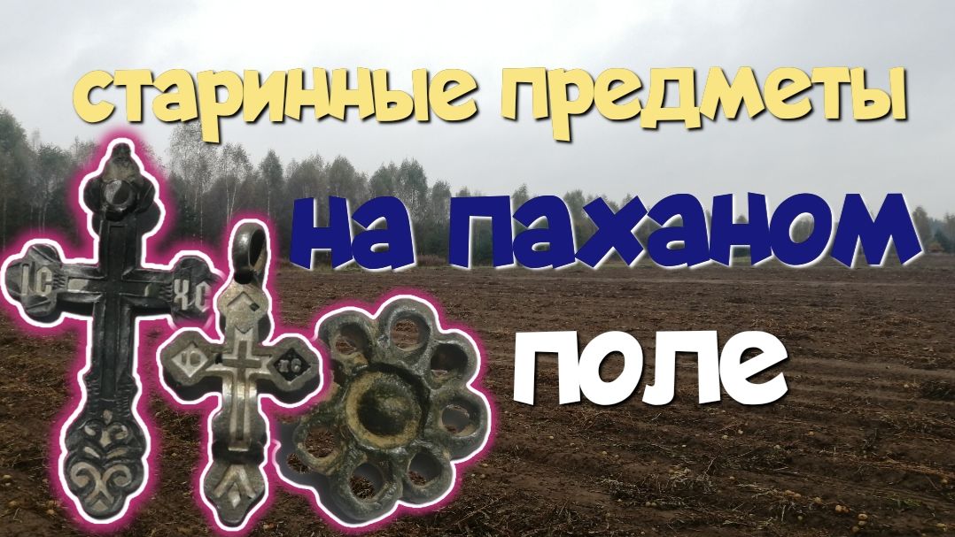Старинные предметы на паханом поле. Поиск с ЭКВИНОКС 800.