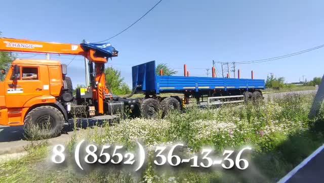 Тягач 43118 на КМУ HANGIL с полуприцепом 588521