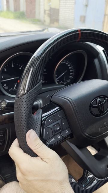 Замена руля Lc200 в стиль Lc300