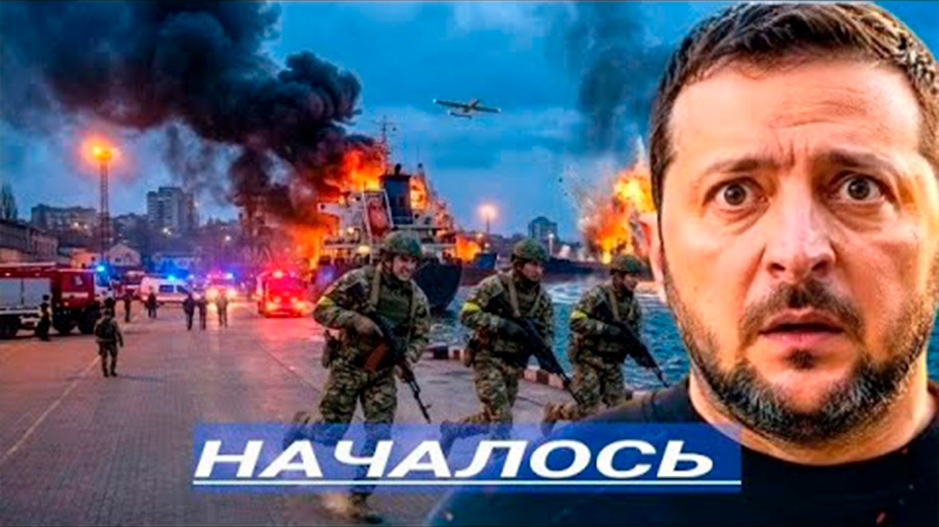 Страшный Удар - Россия Поджигает Украинскую Морскую Логистику