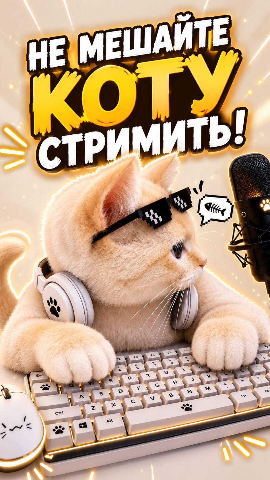 Боевой кот убил бекона!