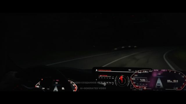 BMW 540i xDrive Stage 2 | Динамичный ночной проезд | Звук выхлопа | 4K
