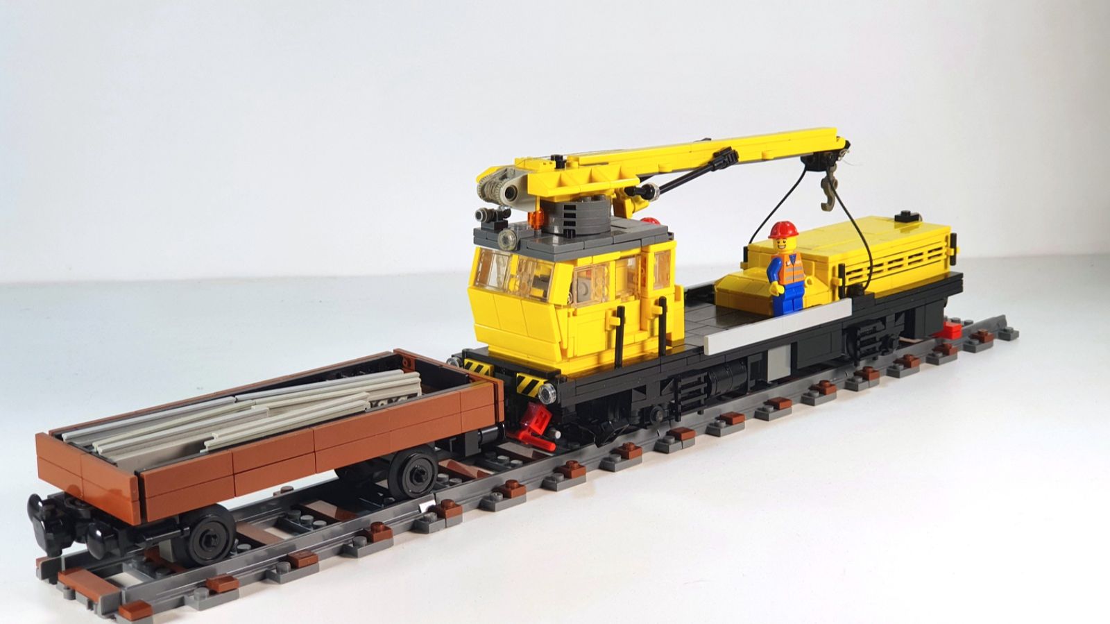 Мои поезда и паровозы из LEGO