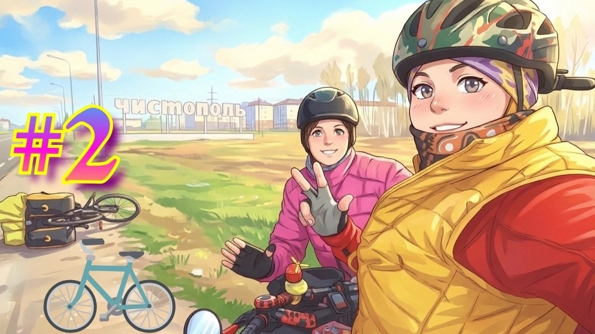 #2 Река Кама и Чистополь 🚴🏕️