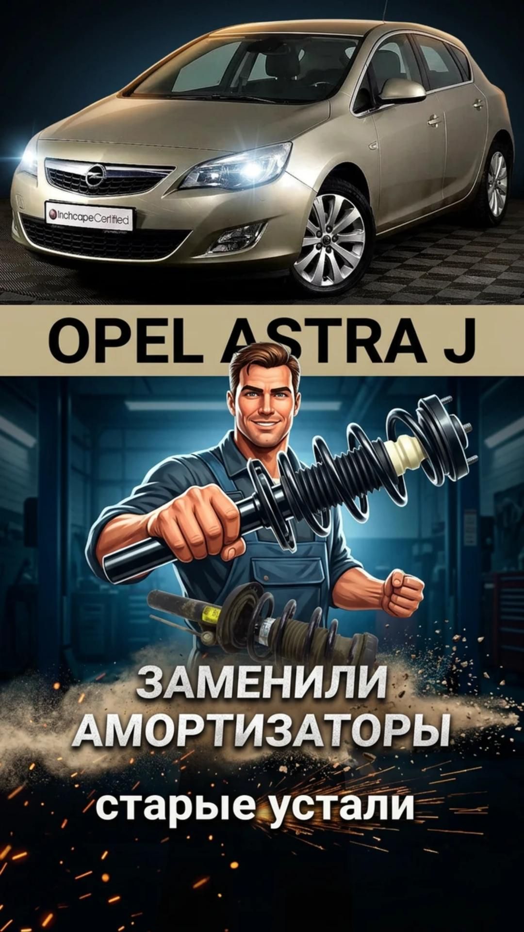 Заменили Амортизаторы 🛠️ - Opel Astra J