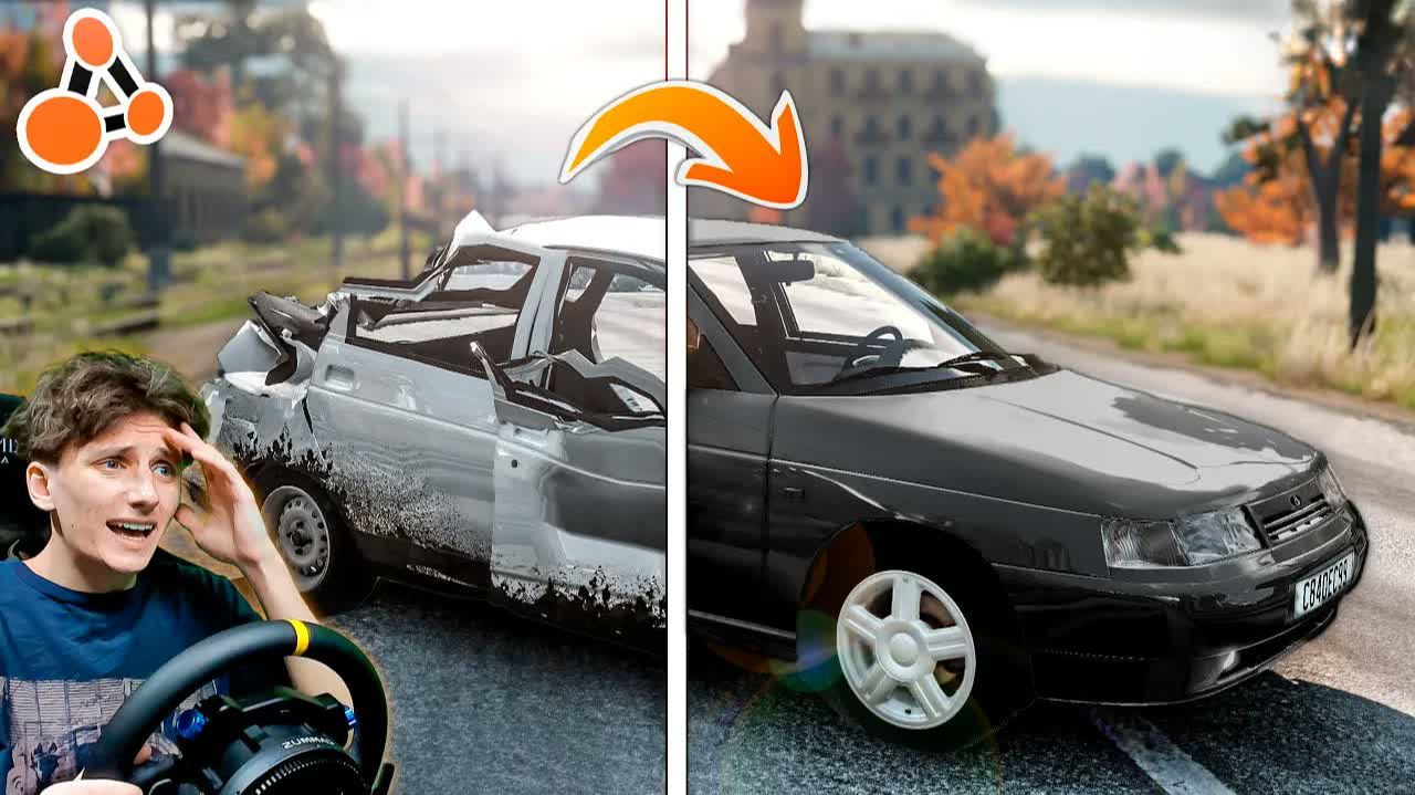 КУПИЛ и ВОССТАНОВИЛ ВАЗ 2110 после ДЕДА в БИМКЕ...! ｜ РП ПЕРЕКУП ｜ BeamNG.drive