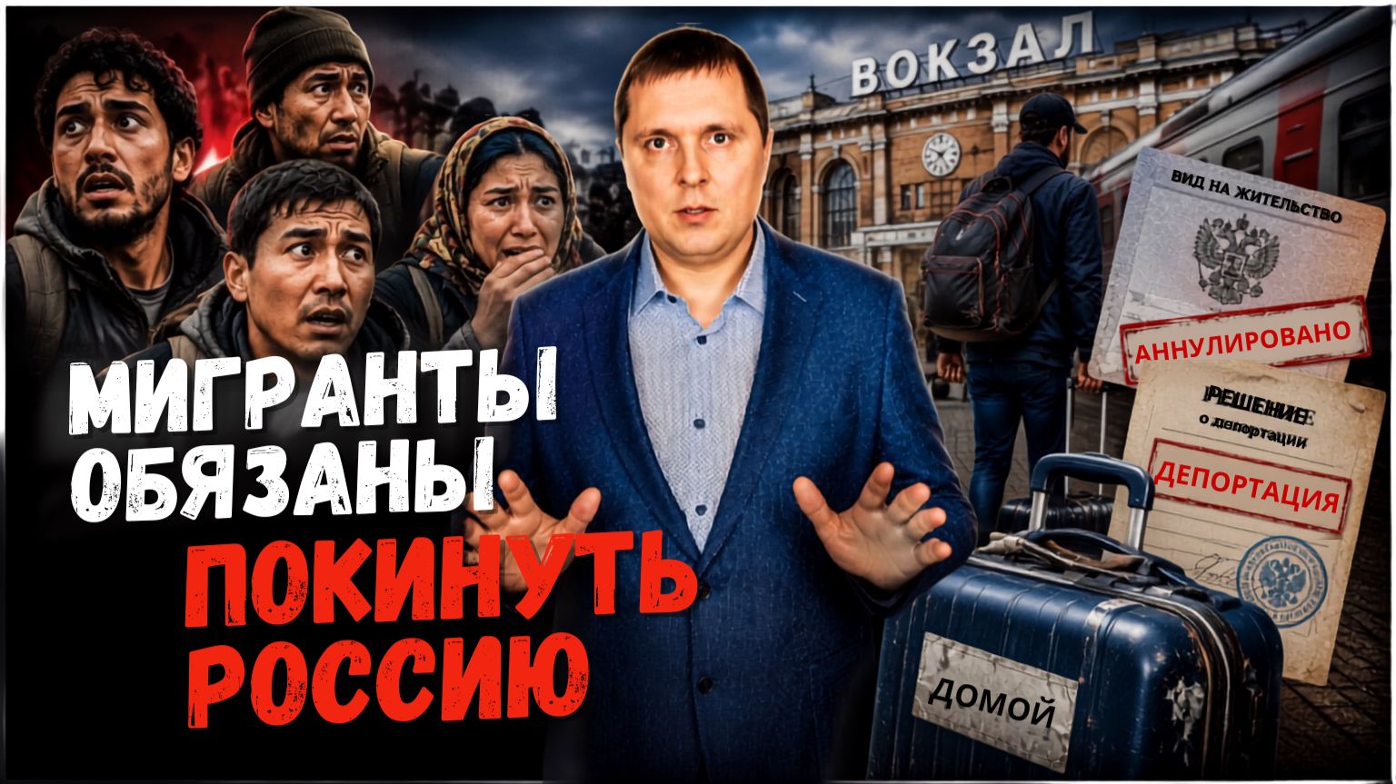 Мигранты обязаны покинуть Россию