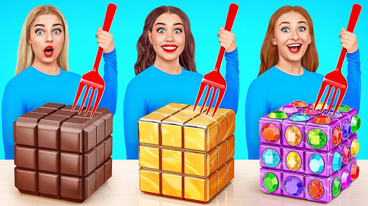 Дорога vs Дешевая Украшение Торт Челлендж Смешные ситуации от Multi DO Challenge