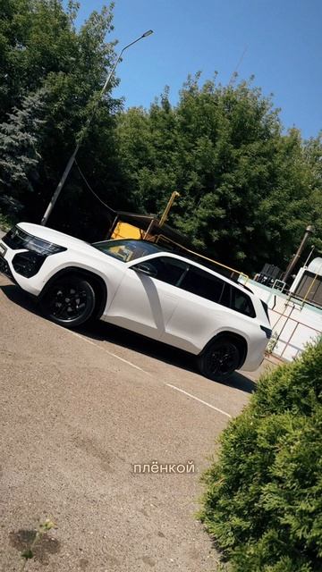 Volkswagen Teramont - бронирование кузова матовой полиуретановой пленкой — часть 1