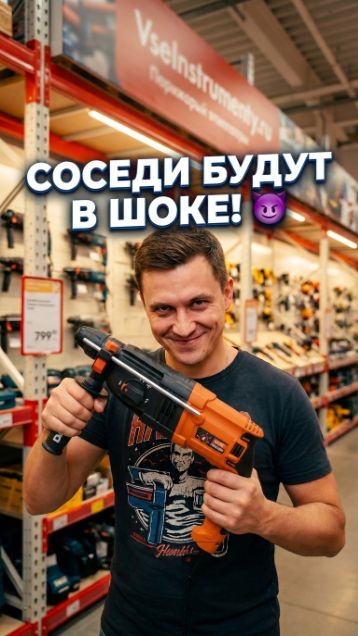 Выбираю перфоратор для соседей 🤣 Что скажете про Daewoo DAH 820❓ #shorts