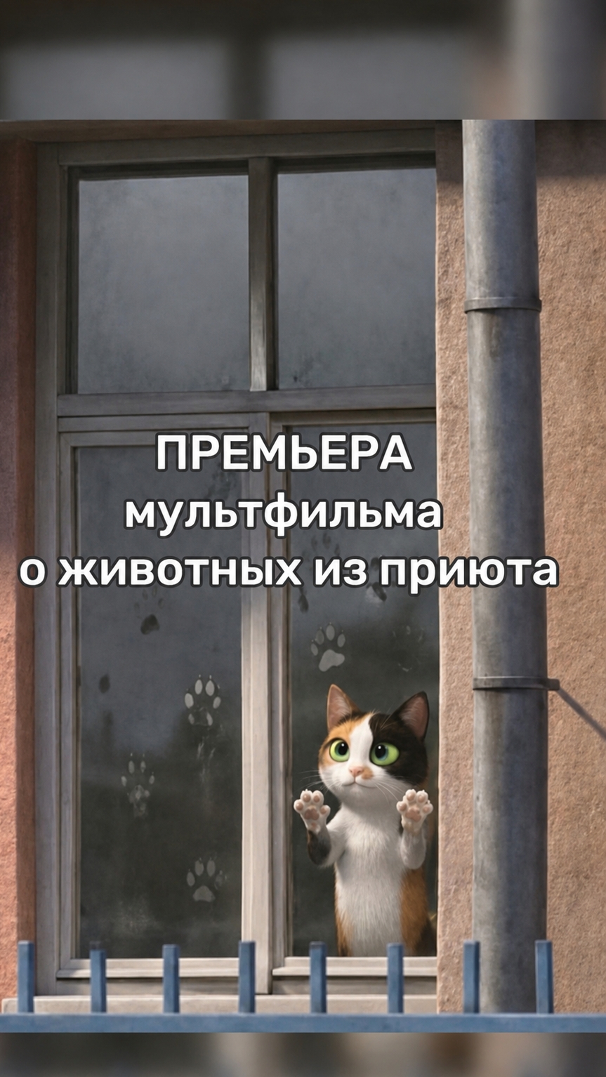ПРЕМЬЕРА мультфильма о животных из приюта - герои реальные животные | Тизер 2026