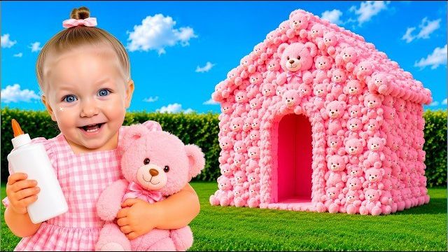 Самый милый домик Евы! Челлендж украшения домиков для детей