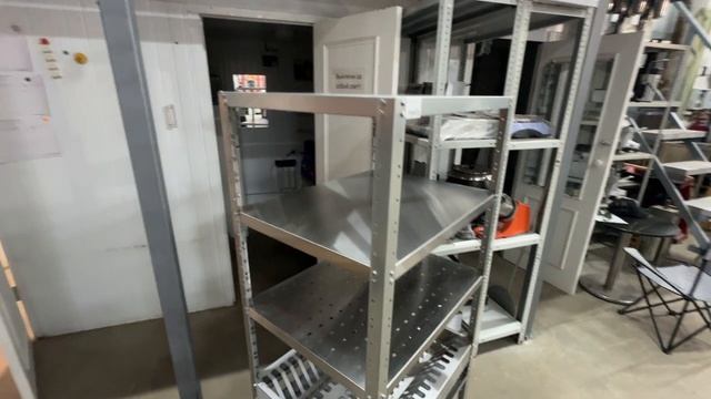 Стеллаж для тарелок 800х600х1600 60 тарелок, 1 полка перфор (3 323)
